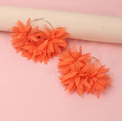 Orange Chiffon Petals