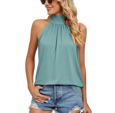 Seagreen Halter Top