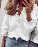 Ruffle Professional Blouse