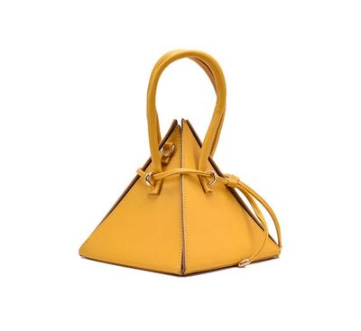 Large Yellow Pyramid Handbag