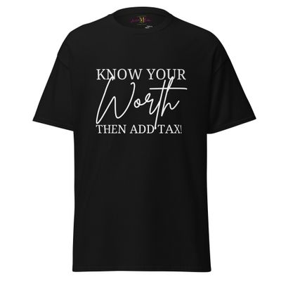 Know Your Worth Unisex classic tee