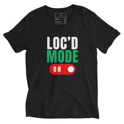 Loc’d mode Unisex Short Sleeve V-Neck T-Shirt
