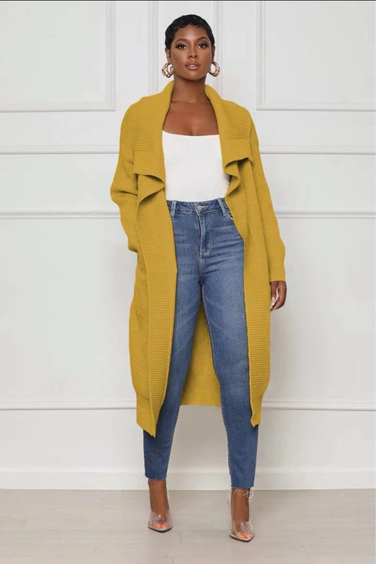 Golden Leaves Oversized Cardigan