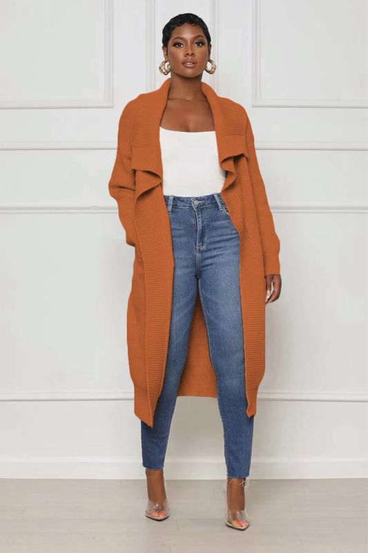 Pumpkin Spice Oversized Cardigan
