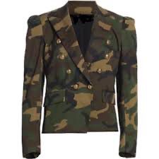 Gold ButtonArmy Blazer