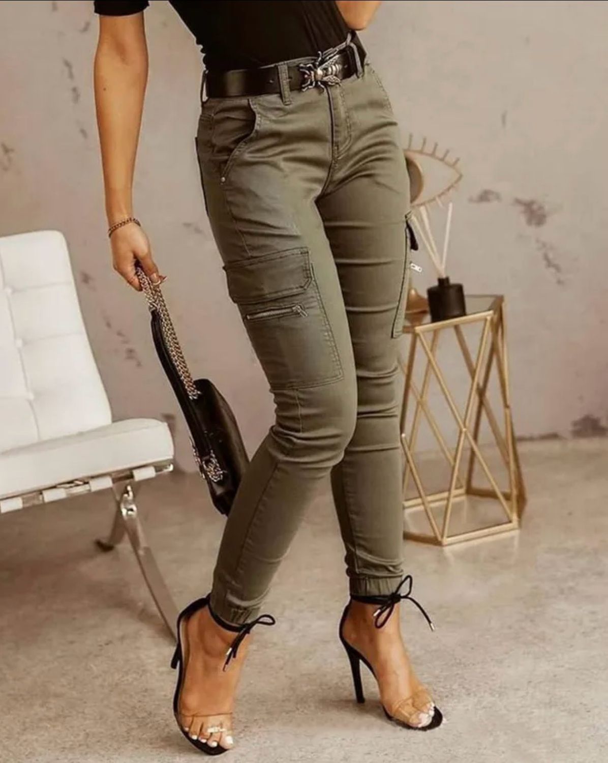Army Green Cargo pants