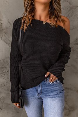 Off Shoulder Sweater