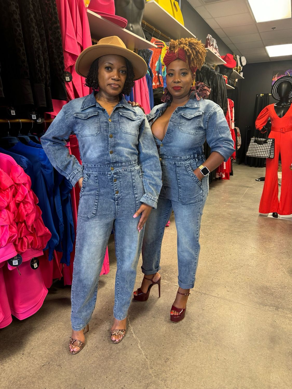 That Girl Denim Jumpsuit