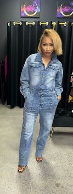 That Girl Denim Jumpsuit