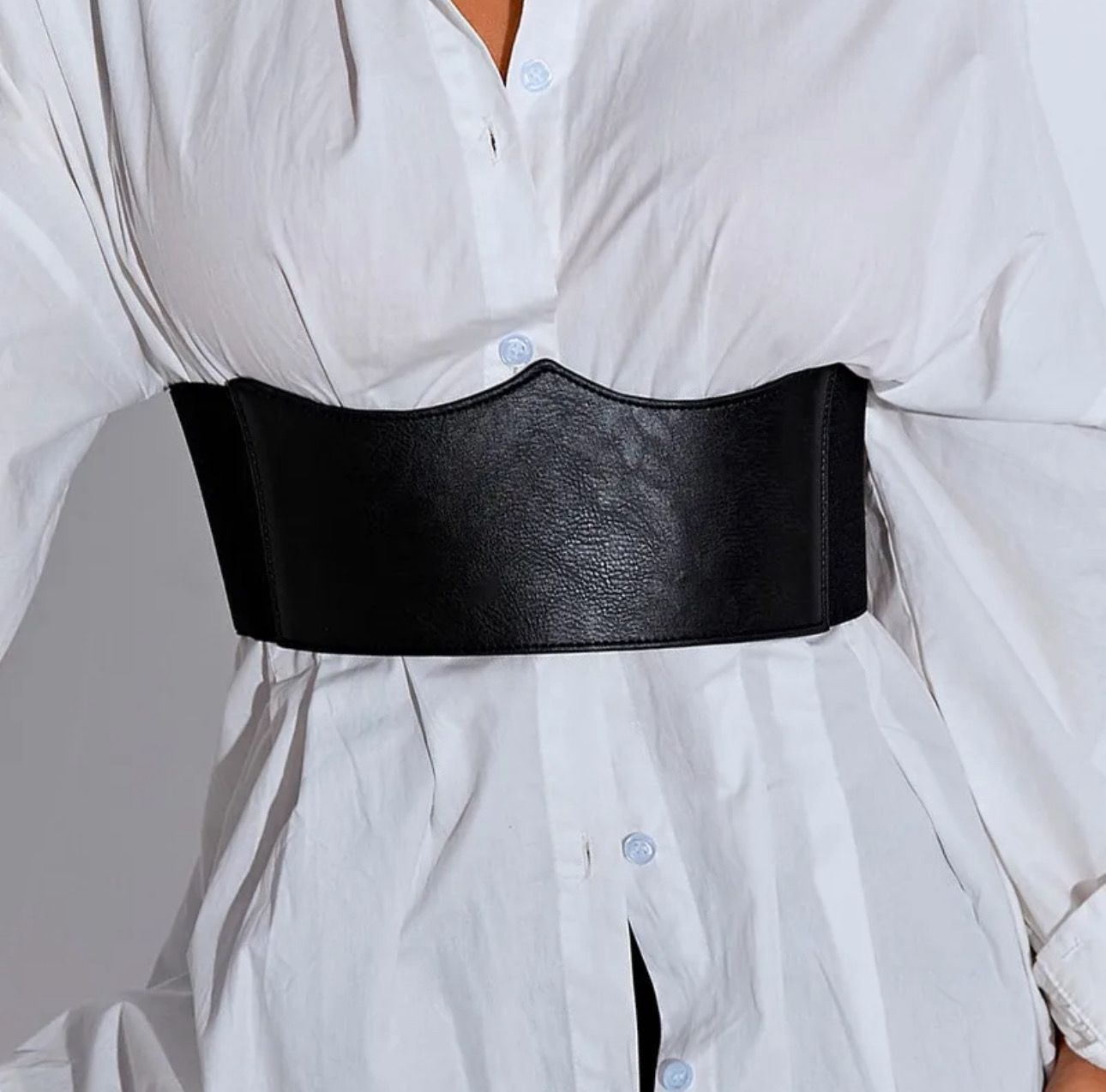 Vegan Leather Corset Belt