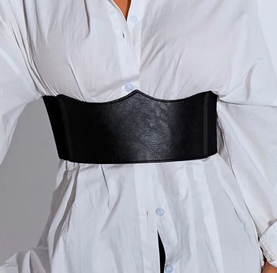 Vegan Leather Corset Belt