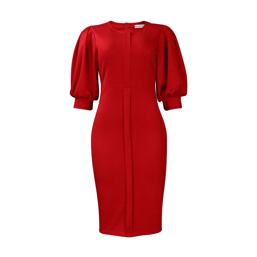 Scarlet Knee Length Dress