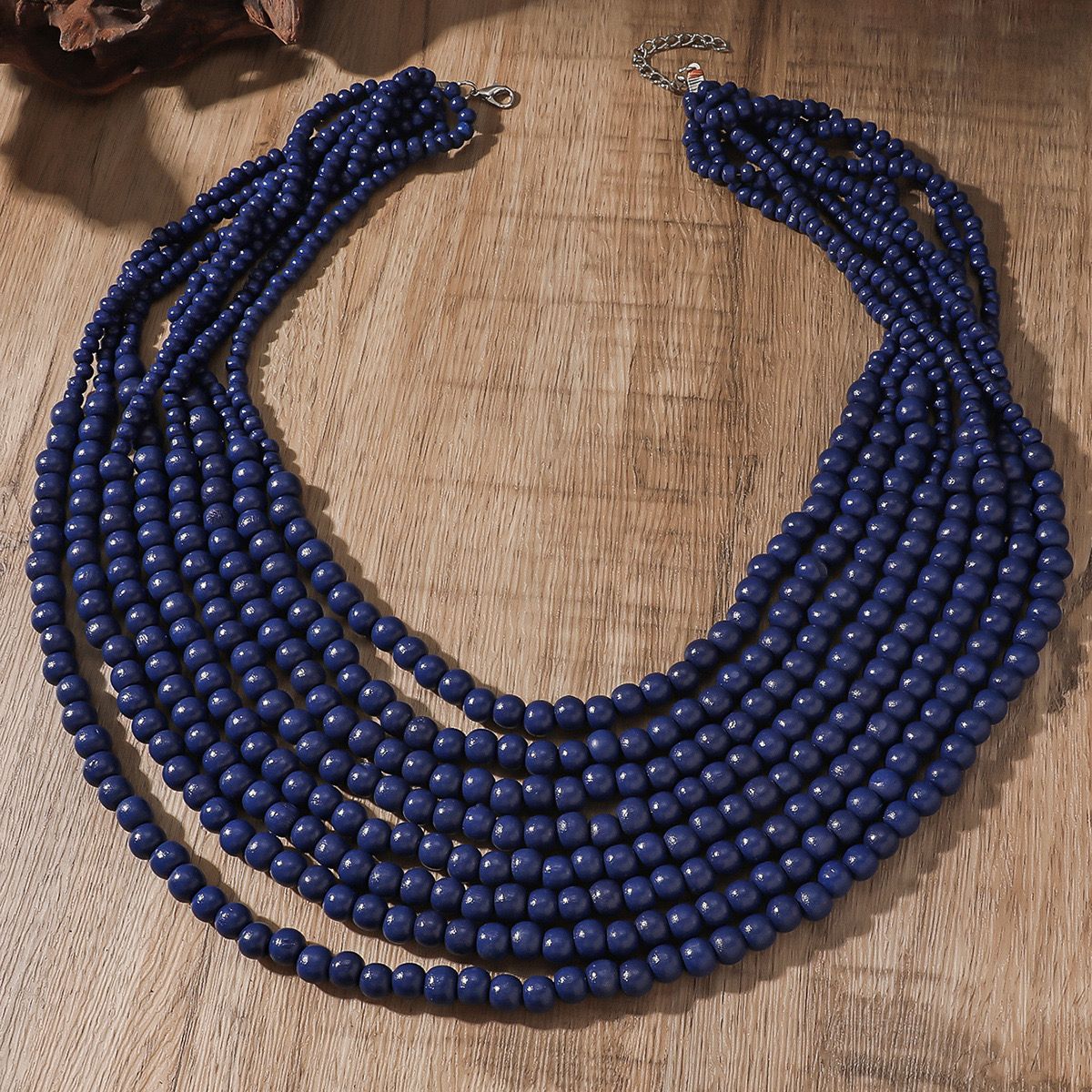 Accentuate Me Navy Bead Necklace
