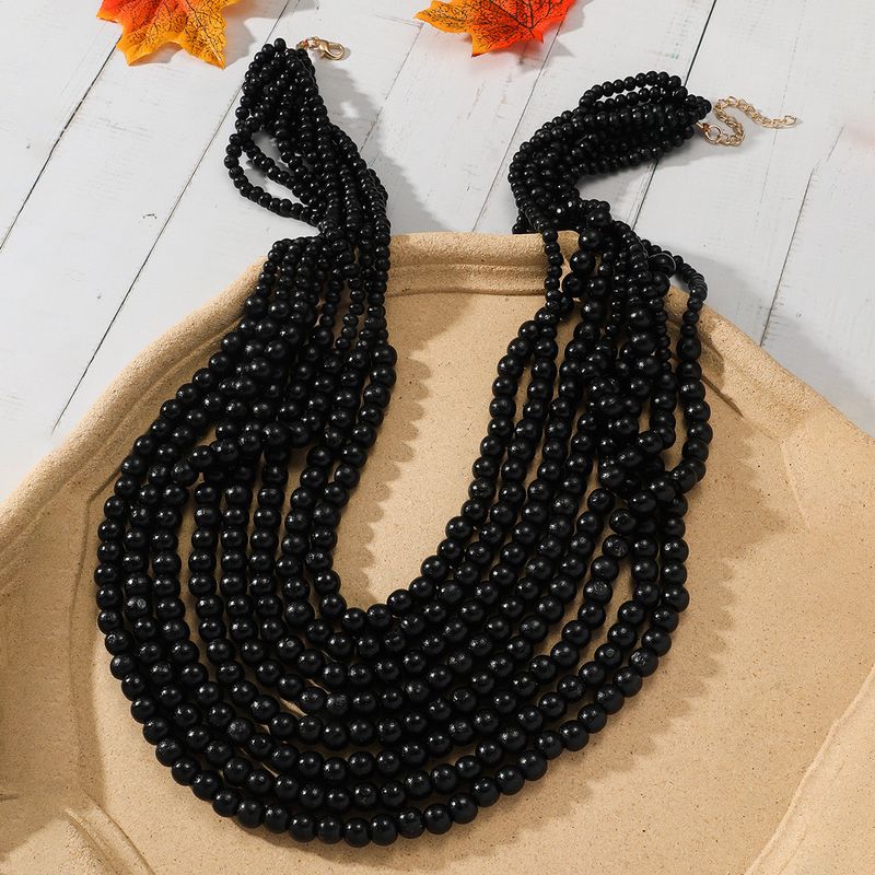 Accentuate Me Onyx Bead Necklace