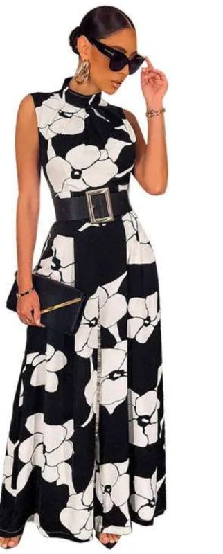 Chic Floral Jumpsuit