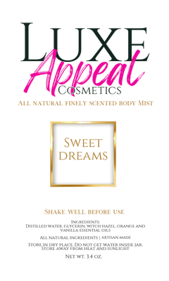 Sweet Dreams Body Mist