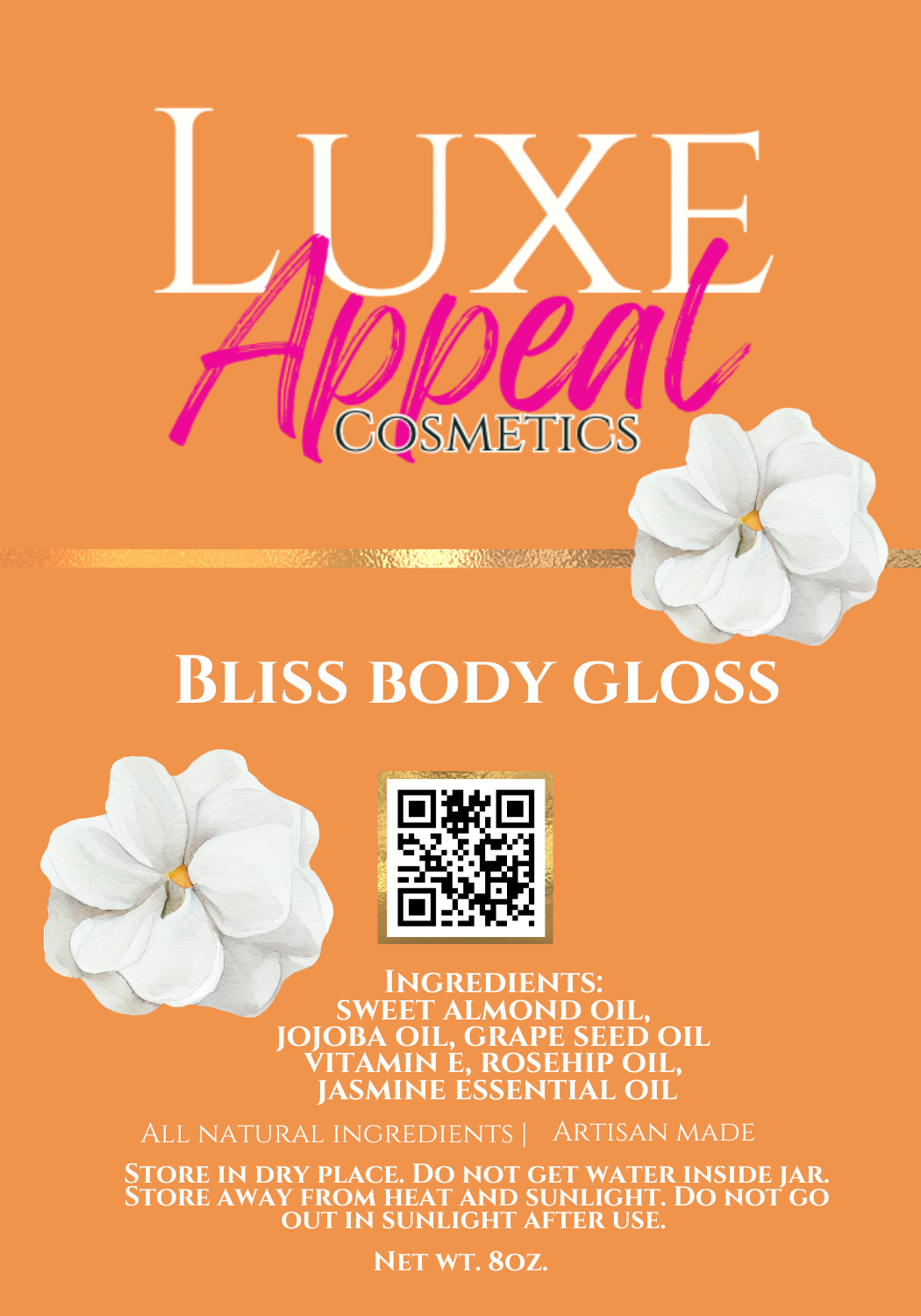 Bliss Body Gloss (Jasmine)