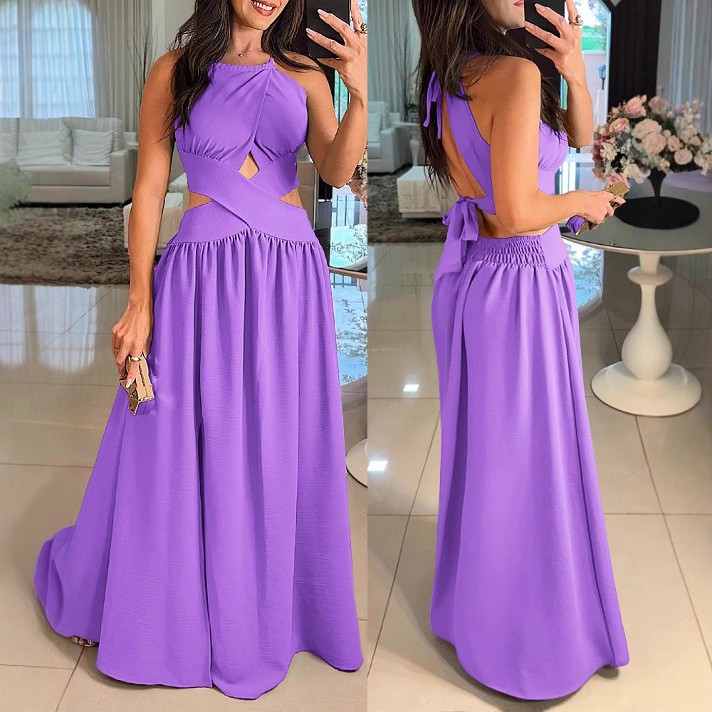 Peekaboo Lavendar Maxi