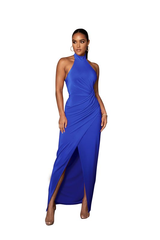 Blue Review Halter Dress