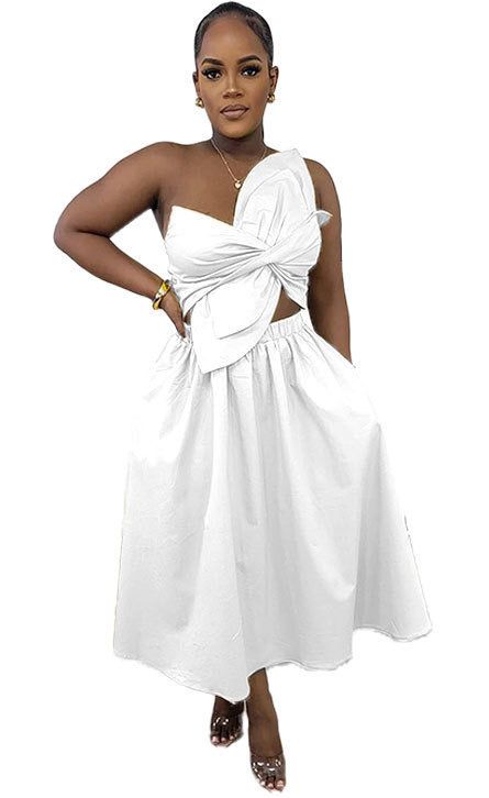 Pure White Chic Dress