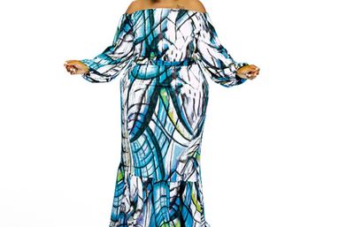 Island White Skirt Set