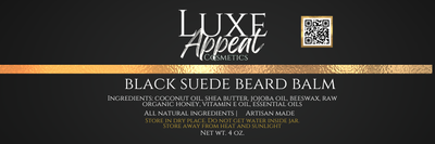 Black Suede Beard Balm