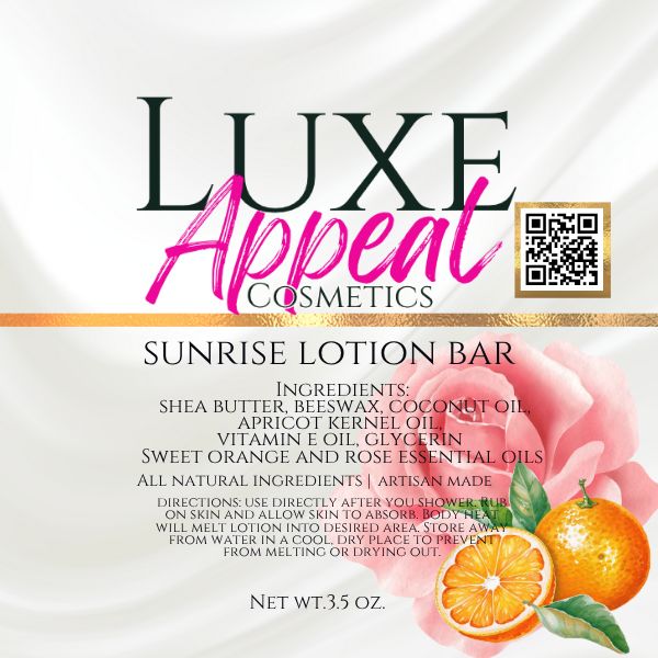 Sunrise Lotion Bar