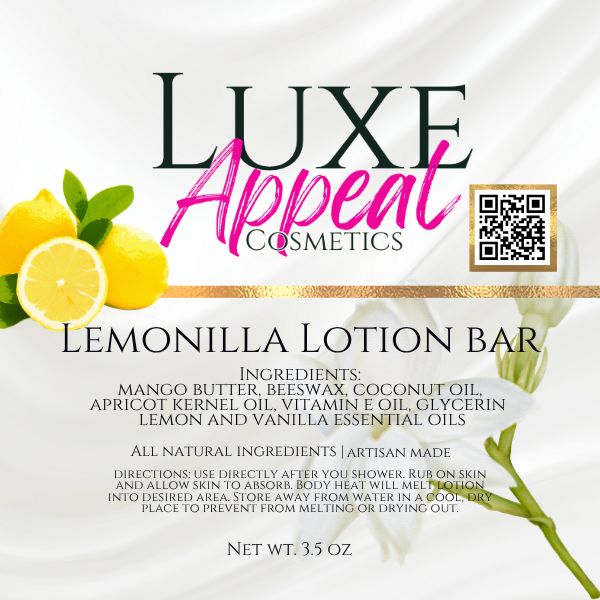 Lemonilla Lotion Bar
