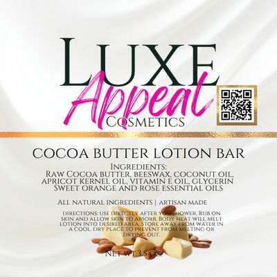 Cocoa Butter Lotion Bar