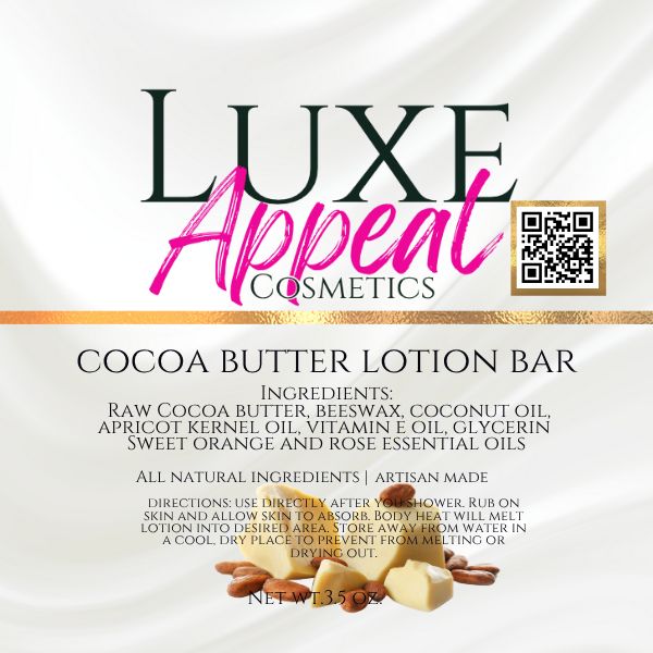 Cocoa Butter Lotion Bar