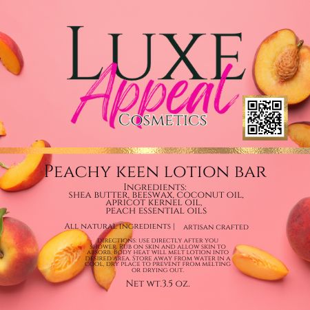 Peachy Keen Lotion Bar