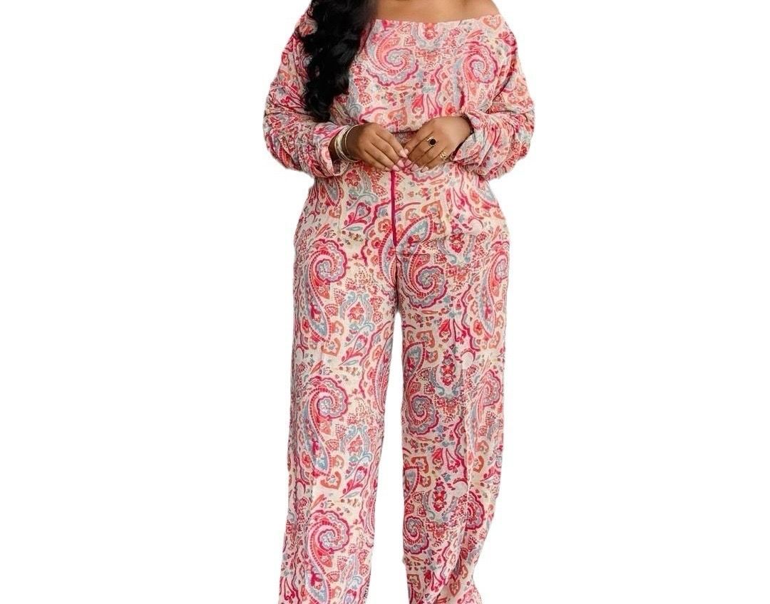 Paisley 2 Piece Cropped Set