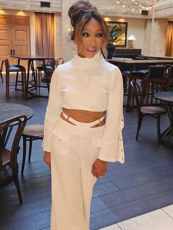 White Two Piece Ensemble