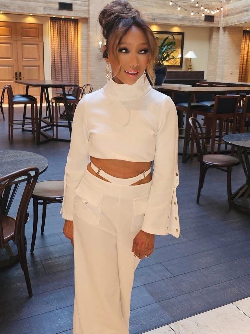 White Two Piece Ensemble