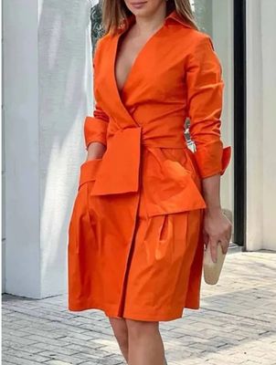 Autumn Orange Shacket