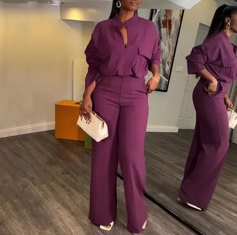 Plum Pant Set