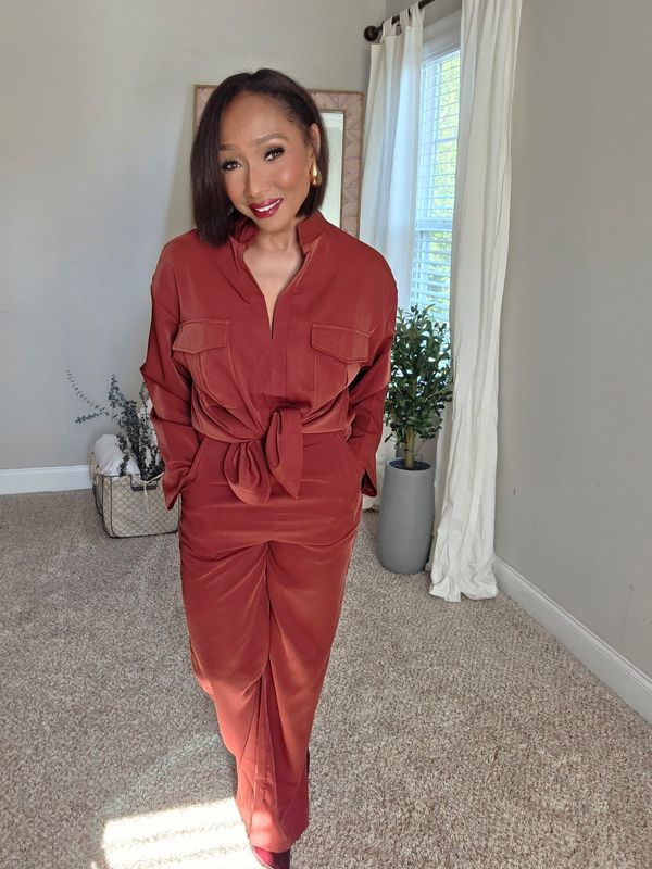 Copper Pant Set