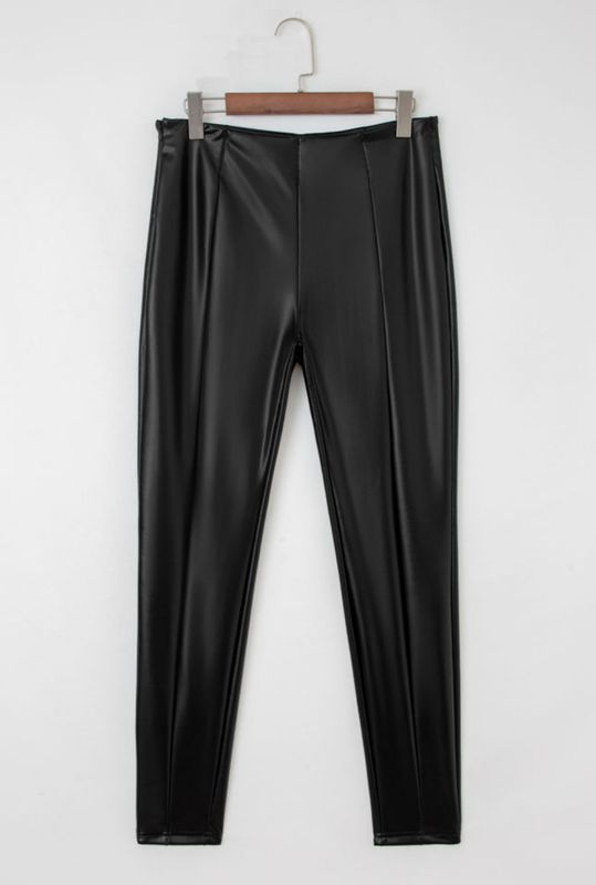 Full Vegan Leather Leggings