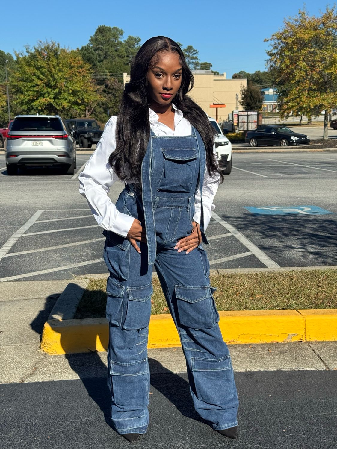 Denim Overalls