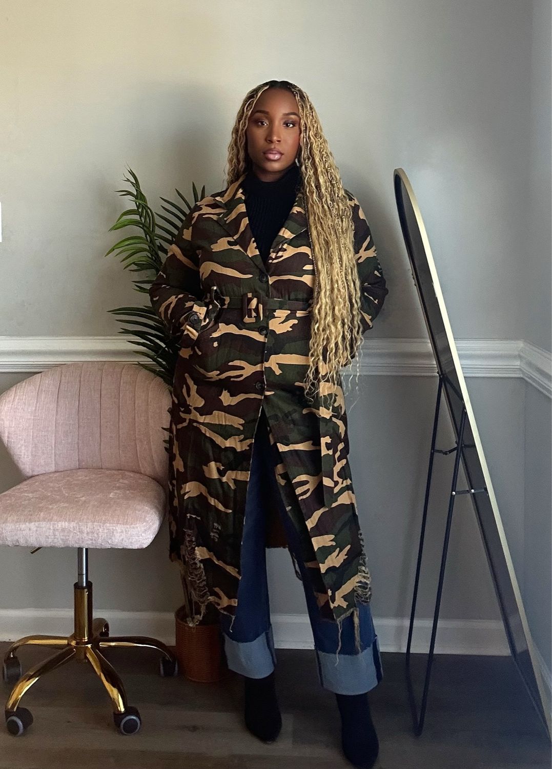 Traditional Camo Trench