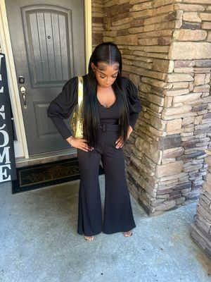 Midnight Belted Jumpsuit