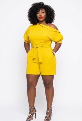 Cyber Yellow Romper