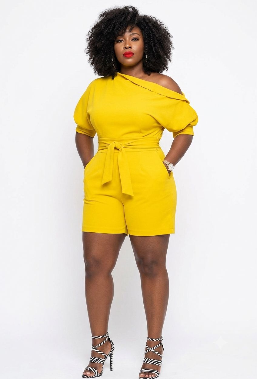 Cyber Yellow Romper