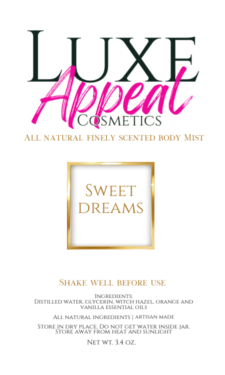 Sweet Dreams Body Mist
