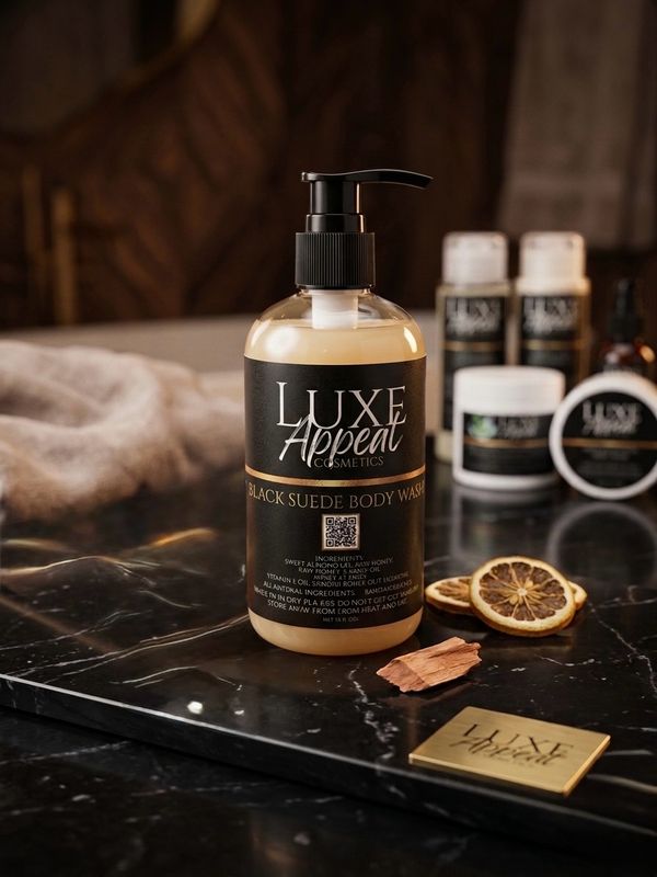 Black Suede Body Wash