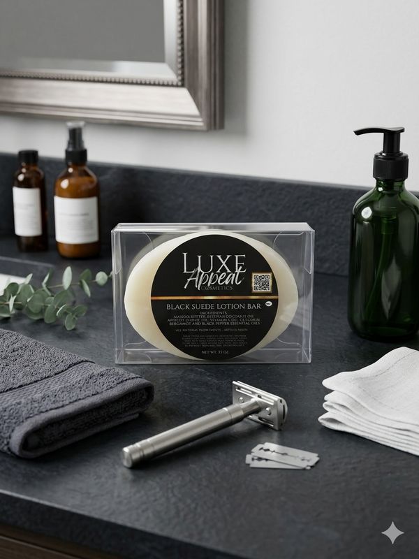 Black Suede Lotion Bar