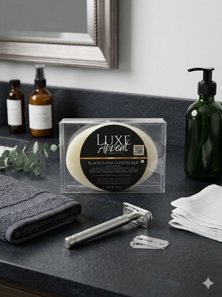 Black Suede Lotion Bar