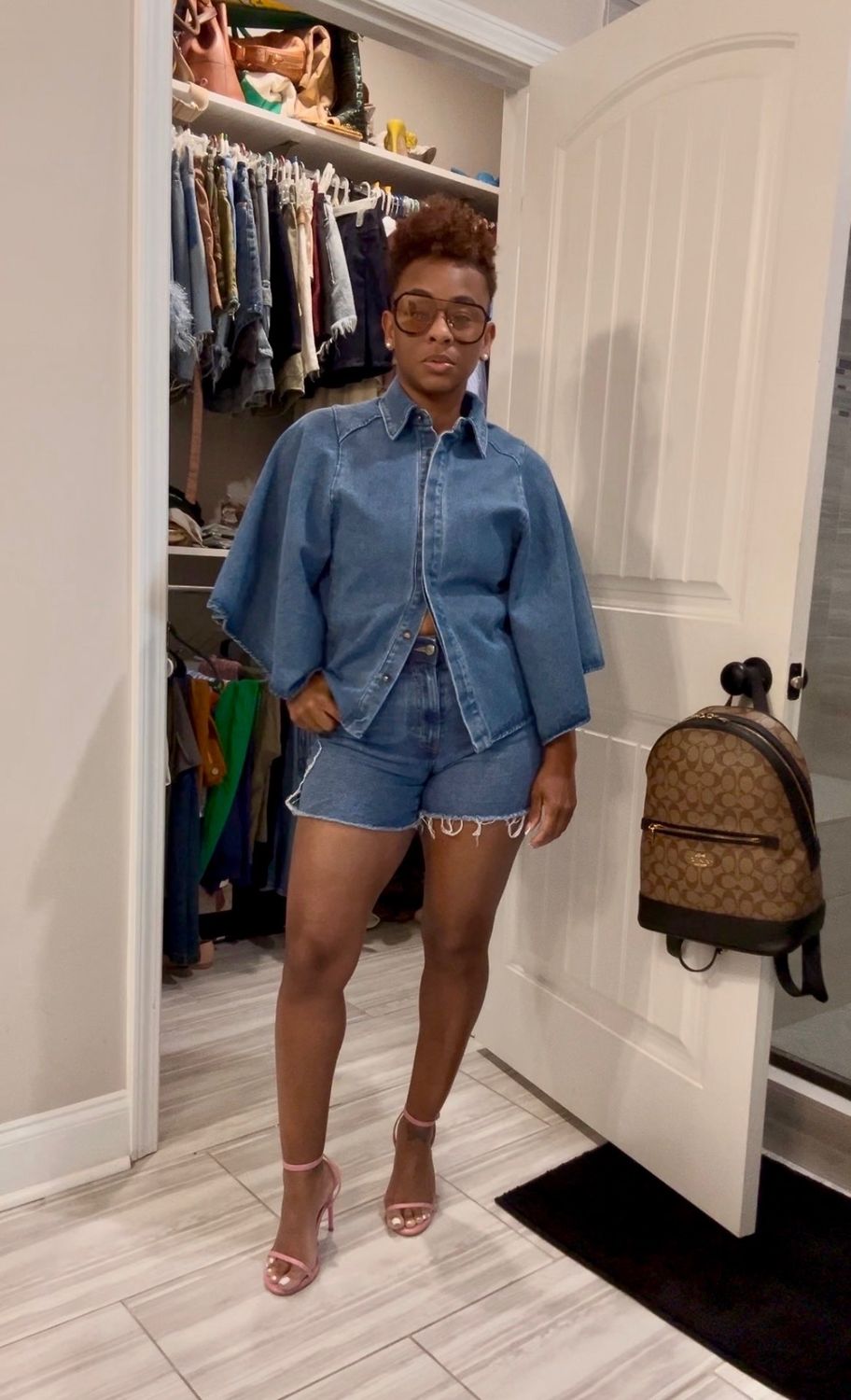 Denim Belle Sleeve Top