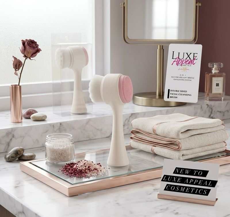 Double Sided Facial Cleansing Brush