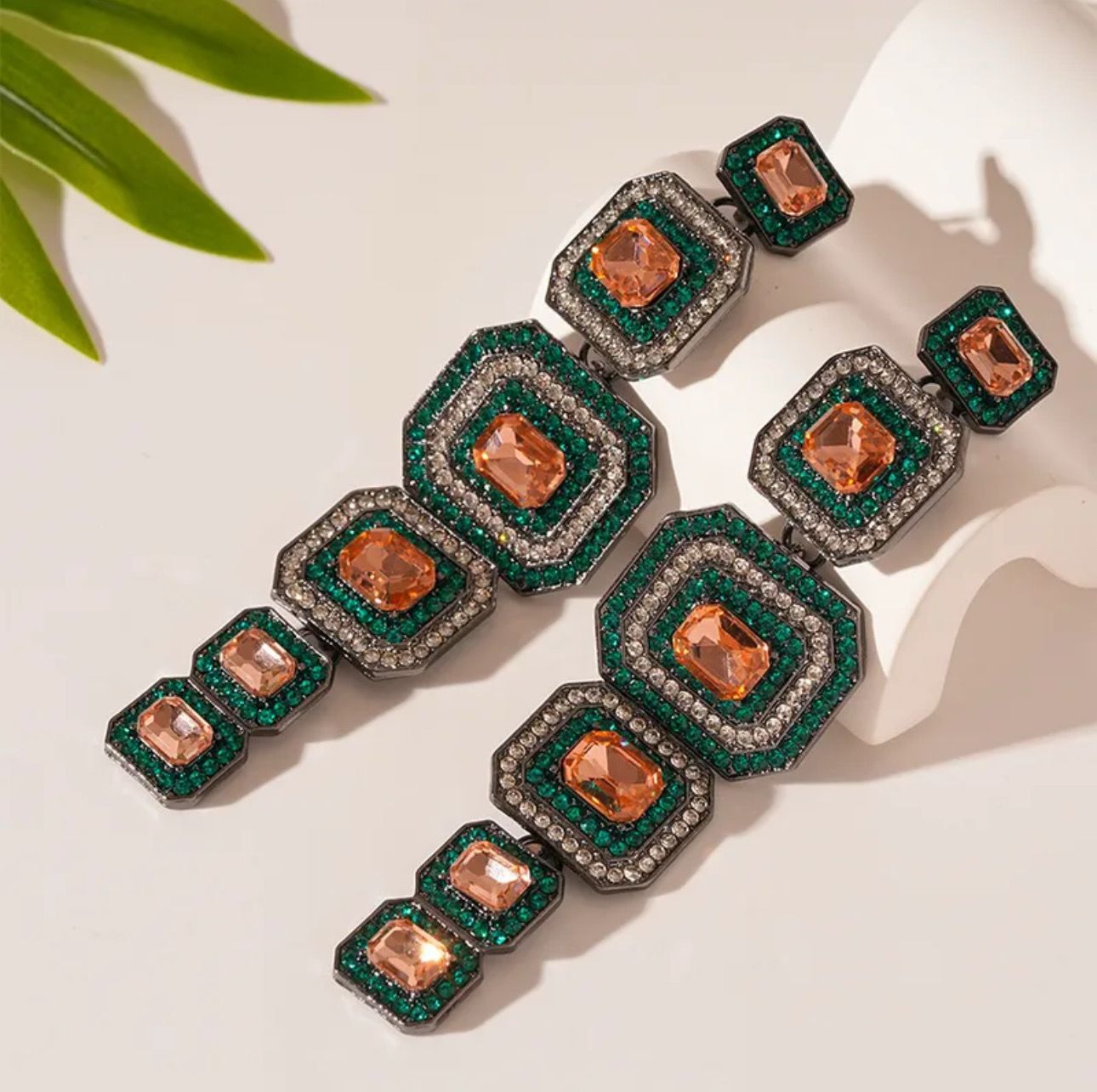 Green Goddess Earrings